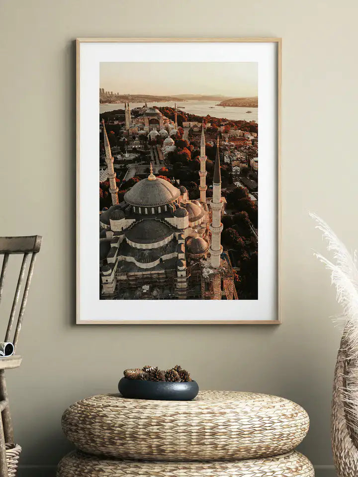 – Moschee Fotografie Türkei Istanbul honeynut Wandbild,