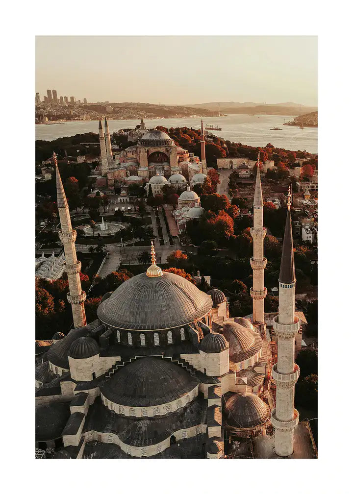 Moschee Istanbul Wandbild, Türkei honeynut – Fotografie